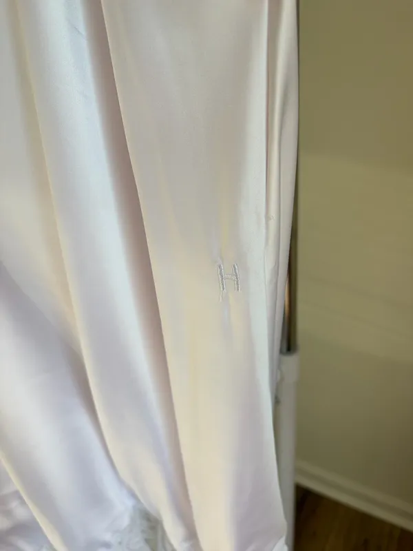 HYPEACH White Silk Slip Dress - Image 7