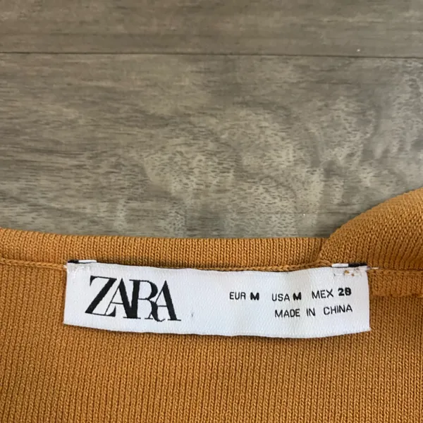 Gold Zara Crop Top in M - Image 3