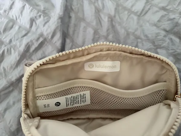 Lululemon Belt Bag - Cream with Gold emblems , Brand New. - Image 3
