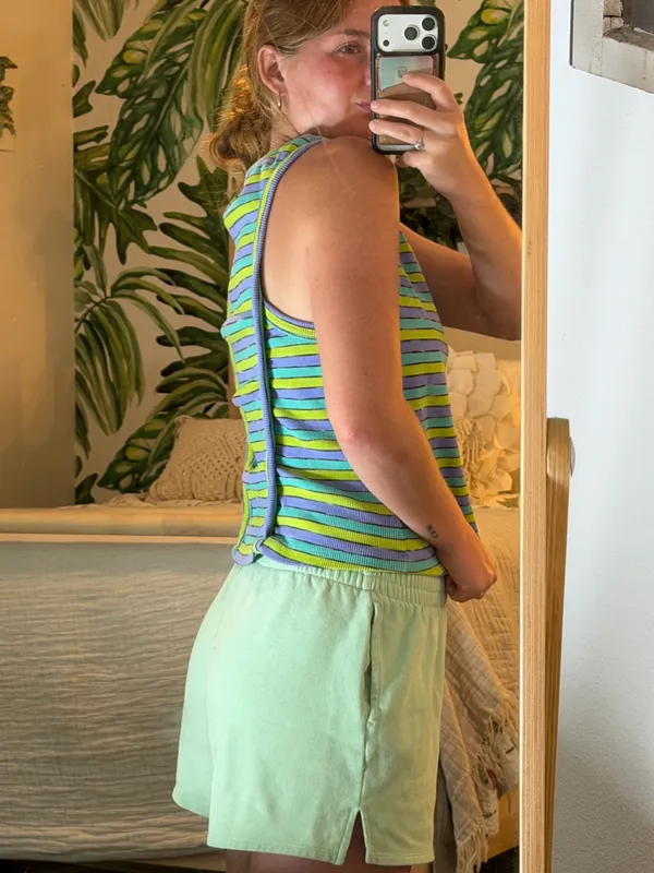 Anthropologie racer tank striped - Image 8