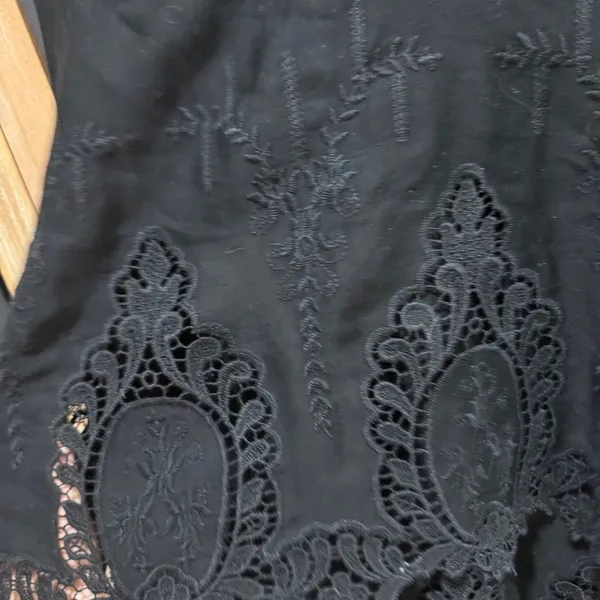 The Jetset diaries eyelet embroidered tank top blouse layered lace round swing - Image 7