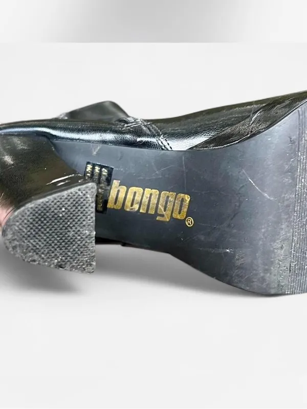Y2K Bongo Platform Black High-Heel Boots - Image 4