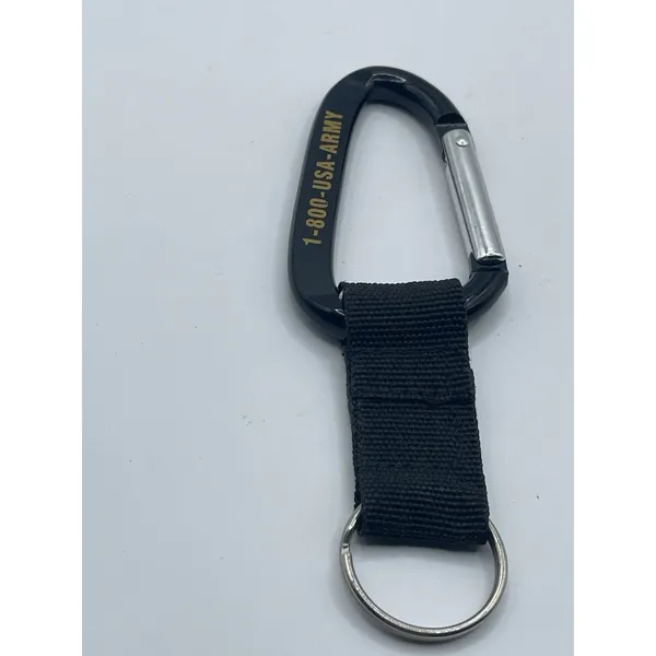 Army Veteran Hooah‎ Embroidered Key Chain Key Ring - Image 2