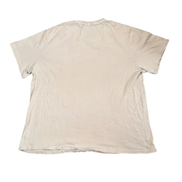 Junk Food The Beatles Graphic Tee Women Tan Good 1964 American Tour Distressed - Image 4