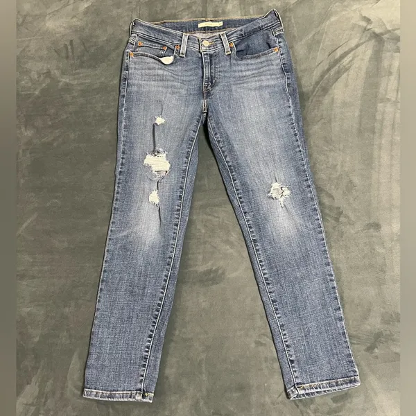 Levi Boyfriend Jeans, Size: 27x27 - Image 7