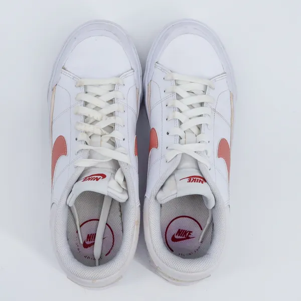 Nike Court Legacy Lift White Cedar Pink Platform Sneakers FQ8782-100 Women's 9.5 - Image 3