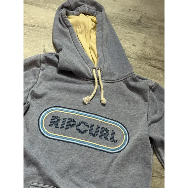 Rip Curl Women's Small Blue Soft Puff Hoodie Surf Casual Relaxed Size M A4-0010 - Image 3