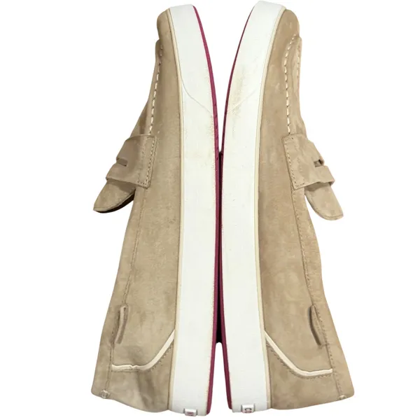 Cole‎ Haan Nantucket 2.0 Penny Loafers Womens 10.5 Beige Suede Light Academia - Image 7