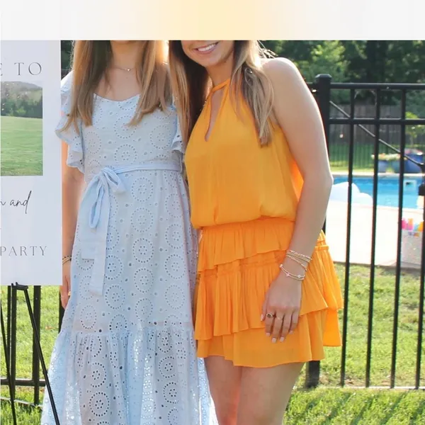 RAMY BROOK Alexandra‎ Dress in Lemon Zest Ruffle Tiered Mini - Image 8