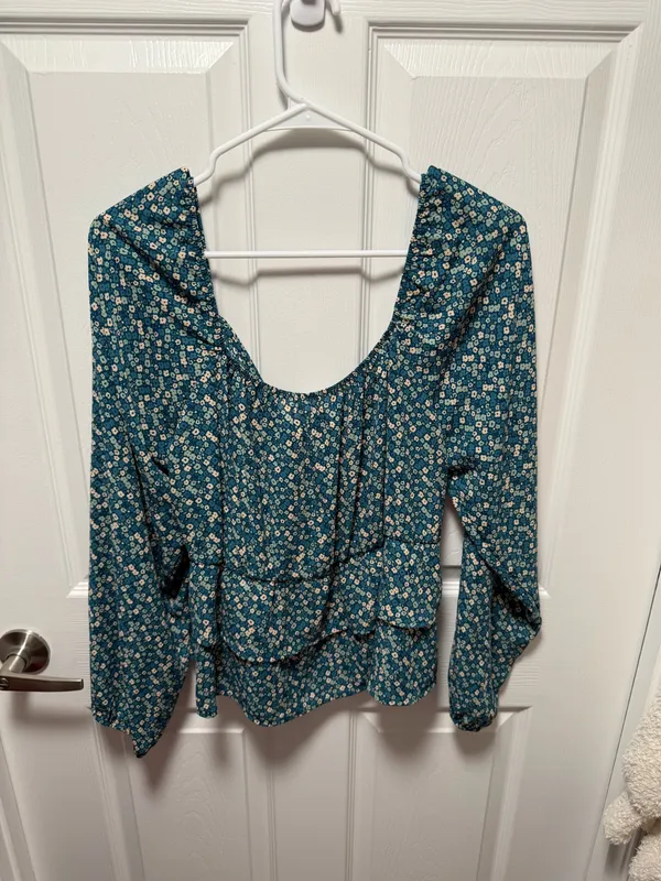 Heatherly Long Sleeve Blouse Multiple Size XL - Image 3