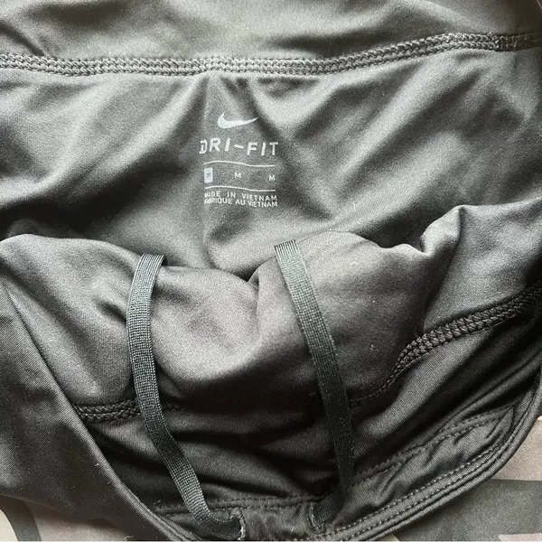 Nike DriFIT Gray Black Geometric Print Running Shorts Athletic Workout Size M - Image 4