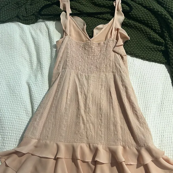 Gianni Bini Pink Ruffle Mini Dress - Image 2