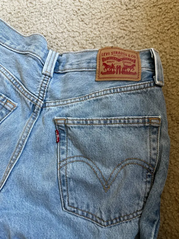 84’ Baggy Wide Leg Jeans (Levi) SIZE 26 - Image 5
