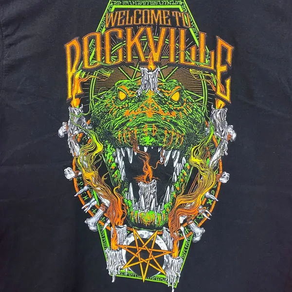 Welcome to Rockville Music Festival T-Shirt Medium - Image 2