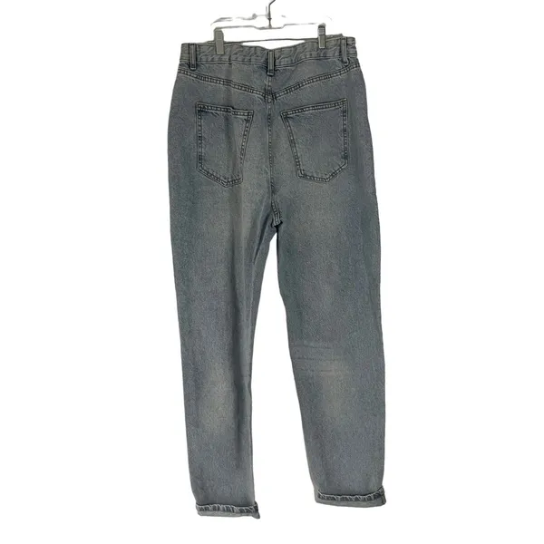 Cotton On Original Mom Jean Light Wash Distressed High Rise Blue Denim Size 10‎ - Image 6