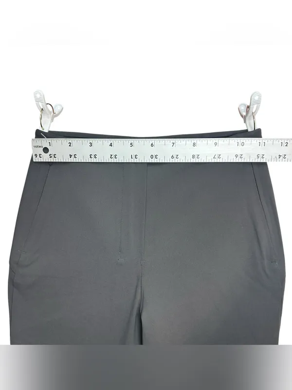 Lululemon Smooth-Fit Pull-On High-Rise Pants Size 2 Gray Slim Flare 31” - Image 6