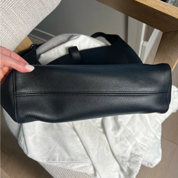 THE ROW Blake Leather Tote Shoulder Bag in Black NWT - Image 7