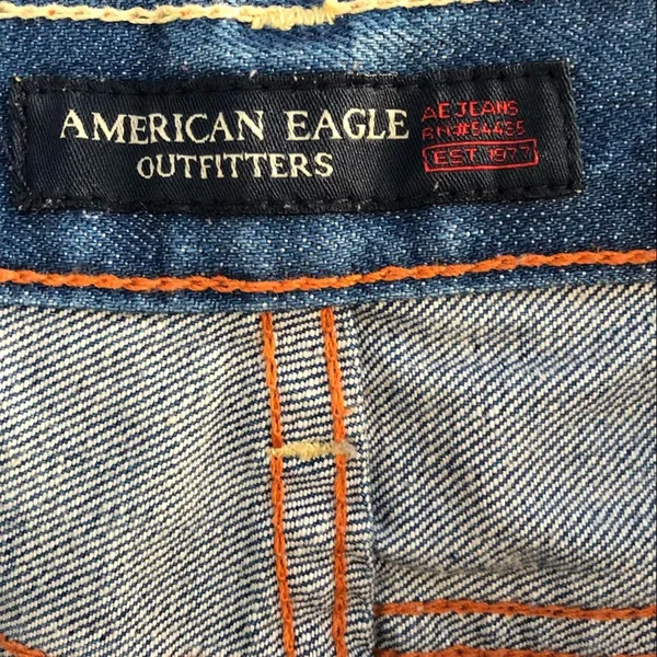 American Eagle Size 4 Cropped Straight Leg Jeans Medium Wash 100% Cotton NWOT - Image 10