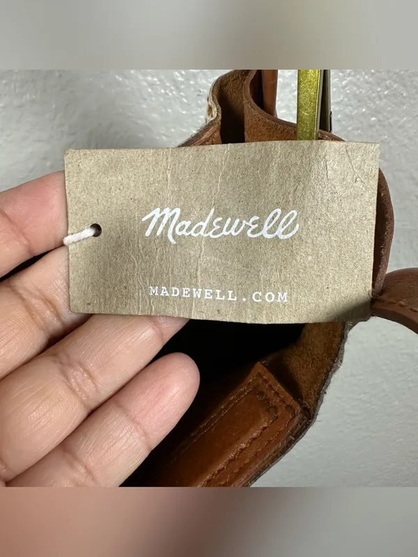 Madewell Micro Sydney Brown and Cream cheetah Print Crossbody Bag - Image 7