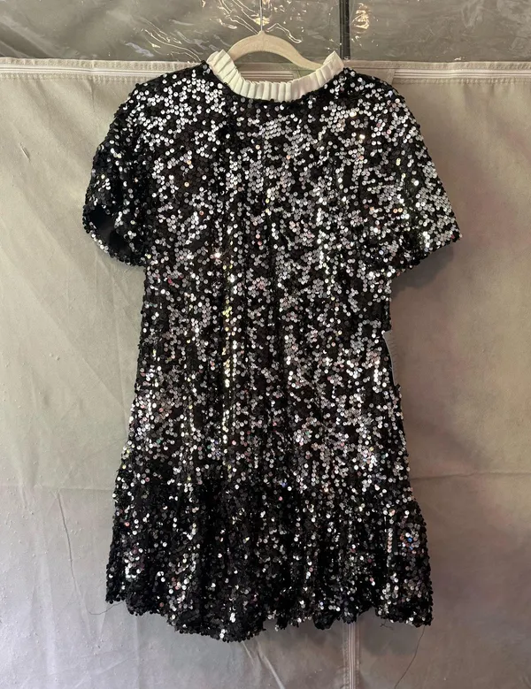 NWT melloday sequin drop waist removable collar dress - Image 3