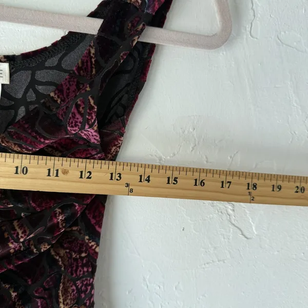 Arianne Tank Top Y2k Goth Small‎ Purple Black Velvet Buckle Whimsigoth Witchy - Image 6