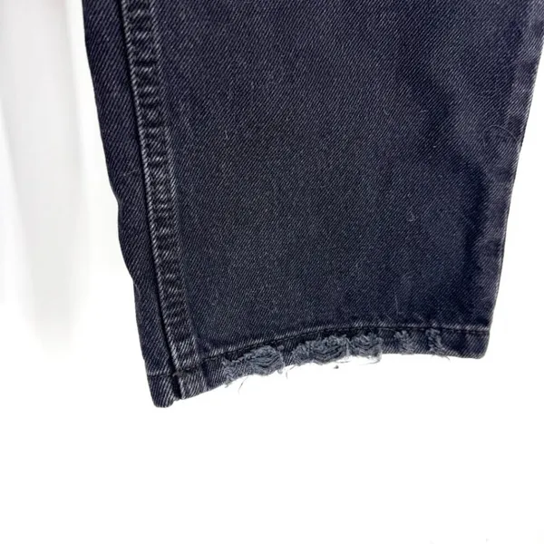 We the Free High Rise Straight Leg Cotton Denim Black Size‎ 28 - Image 4