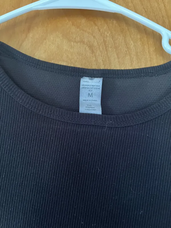 Yogalicious Black Athletic Top - Image 3