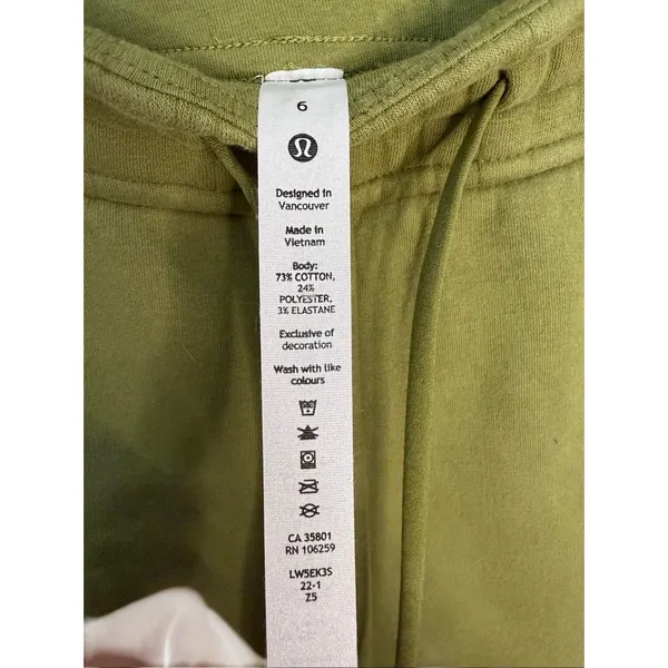 Lululemon Loungeful Straight Leg Pant Bronze Green Size‎ 6 W5EK3S Sweatpants - Image 5