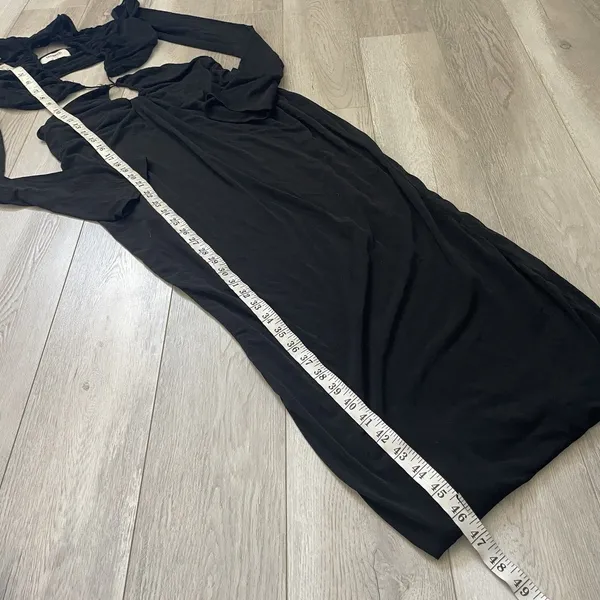 House of CB Dress serafina cutout maxi womens Black (medium) going out party - Image 8