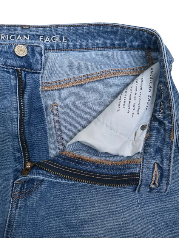American Eagle Women's 8 Distressed High Rise Mom Jean - Image 8