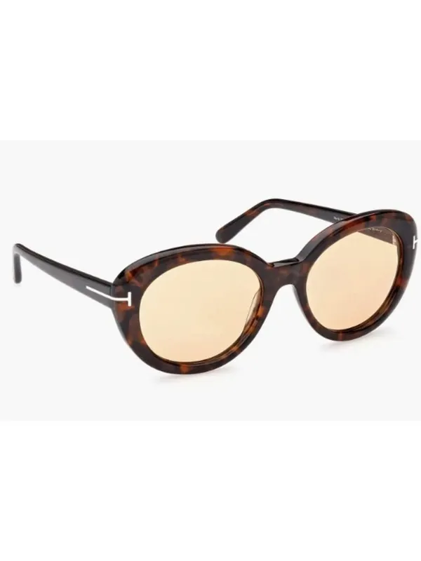 Tom Ford Lily 02 55 mm Tinted Cat Eye Sunglasses - Image 6