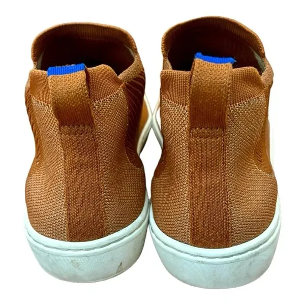 Rothy's Women’s The Chelsea Brown Fawn Melange Knit Pull On Ankle Boots Size 8.5 - Image 3