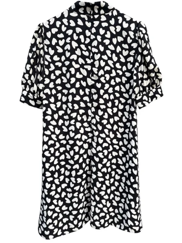 NWT Ann Taylor Heart Puff Sleeve Shift Dress Size Small - Image 8
