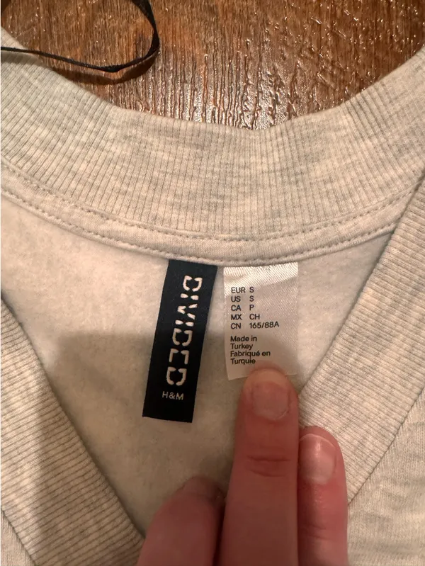 Divided H&M Gray Sweater Top - Image 3