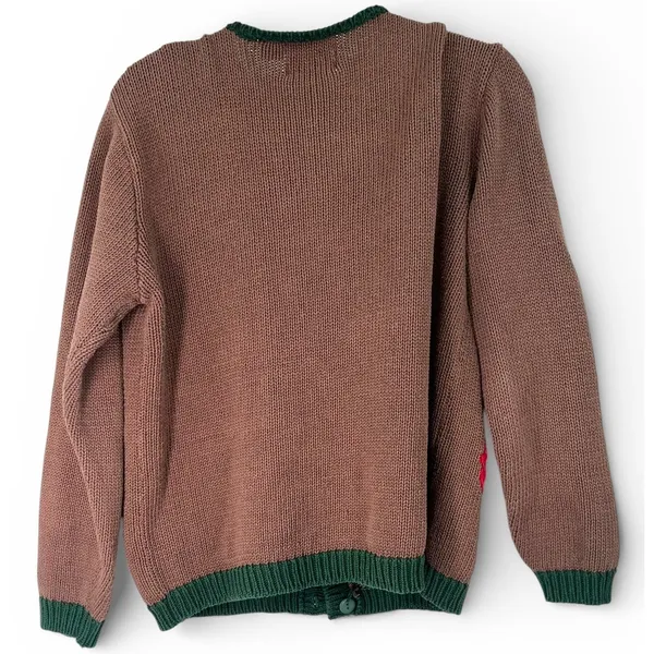 Storybook Knits M Vintage 90's embroidered Maximalist novelty cardigan Sweater - Image 6