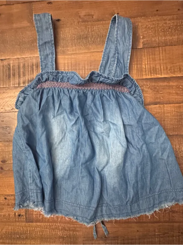 ANTHRO | Pilcro Chambray Swing Tank - Image 2