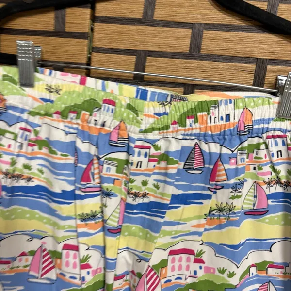 White Stag Blue‎ And Pink Sailboat Print Skort Size Medium - Image 3
