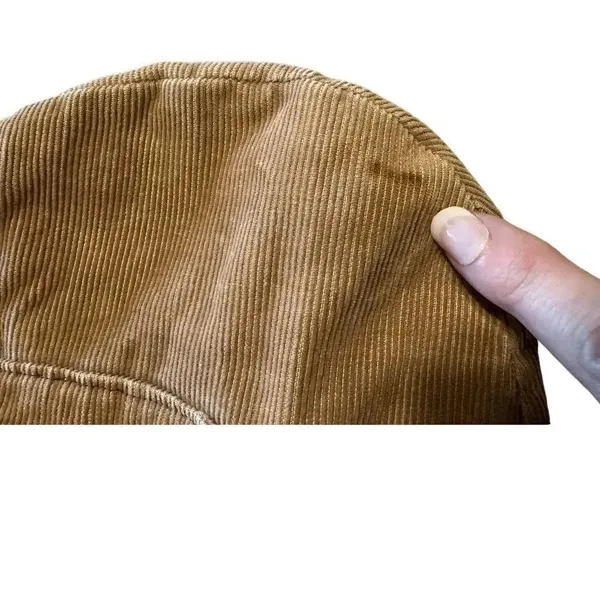 Corduroy Purse Khaki Handbag Boho Retro - Image 4