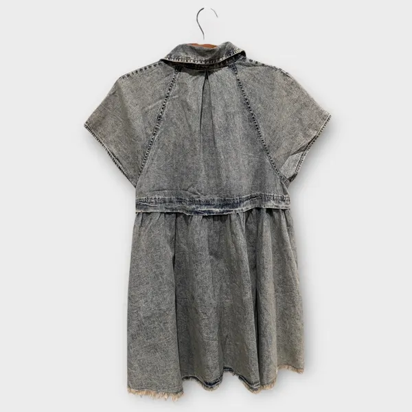 NEW Free People Ronnie Denim Dress Size Small - Image 6