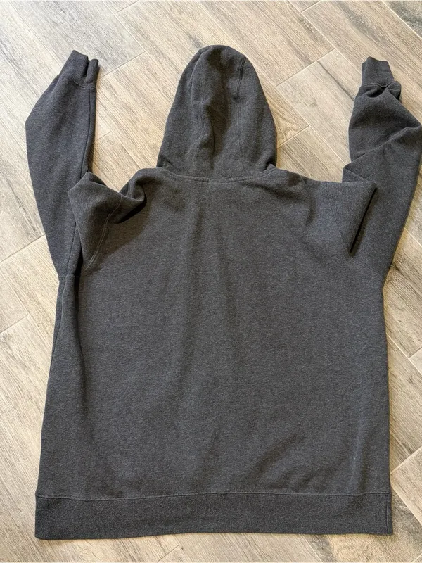 Ariat Women's XXL Heather Gray Pullover Fleece Hoodie Pockets Embroidered Logo - Image 2