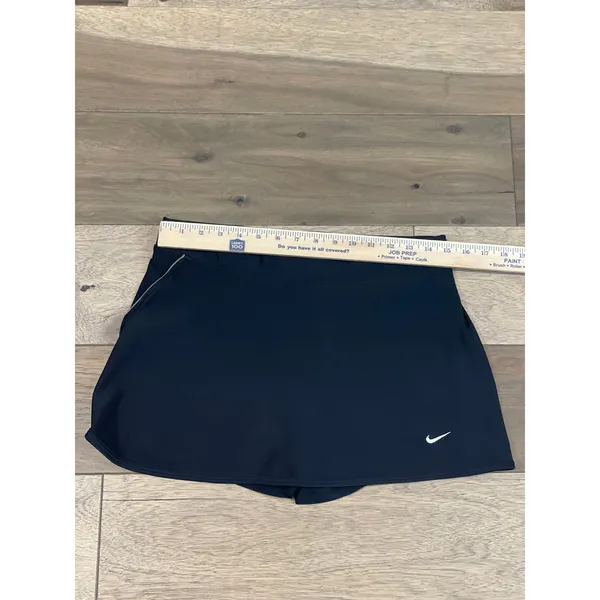 Nike Fit Dry Black Skort Athletic Stretch Back Pocket Size M - Image 2