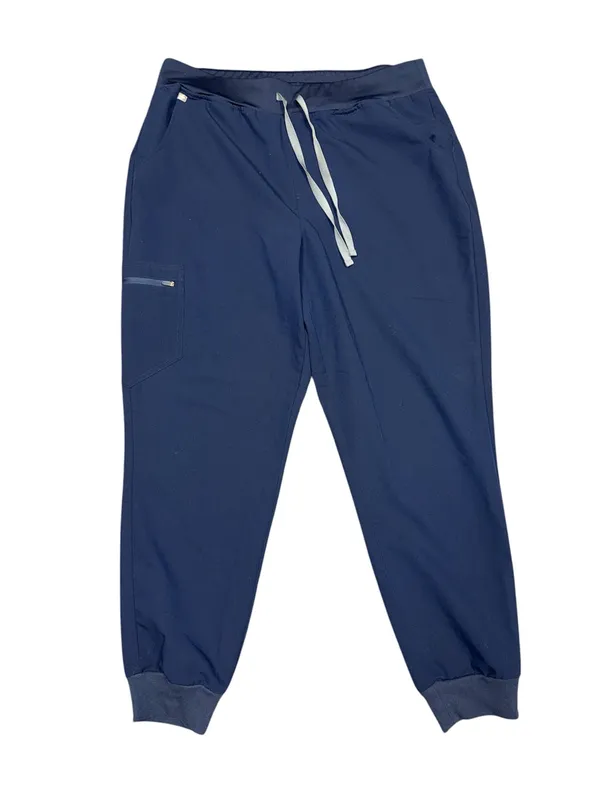 FIGS Technical Collection Scrub Joggers XL Navy | Minor Stitch Repair Needed - Image 2