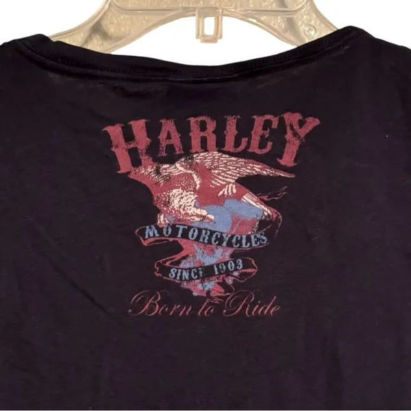 Harley‎ Davidson Black Shirt Size M - Image 4