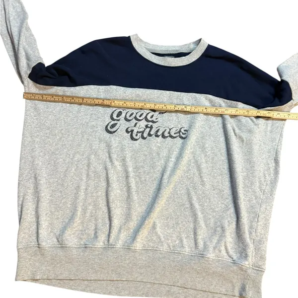 aerie Womens Happy Camper “Good Times” Sweatshirt‎ Cozy Loungewear Comfort Sz XS - Image 6