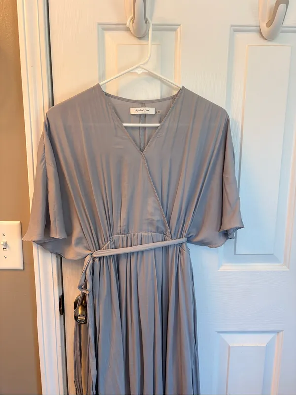 Mustard Seed Dress in Dusty Blue Size S Wedding Guest - Image 3
