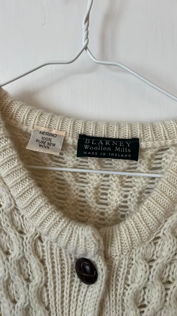 Barney's wollen chunky cardigan - Image 2