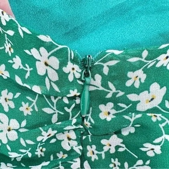 Lulus Bright Green Rouched Mini Dress Spaghetti Straps Bachelorette‎ Party - Image 4