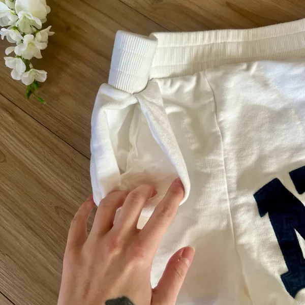 White Zara NY Shorts - Image 5