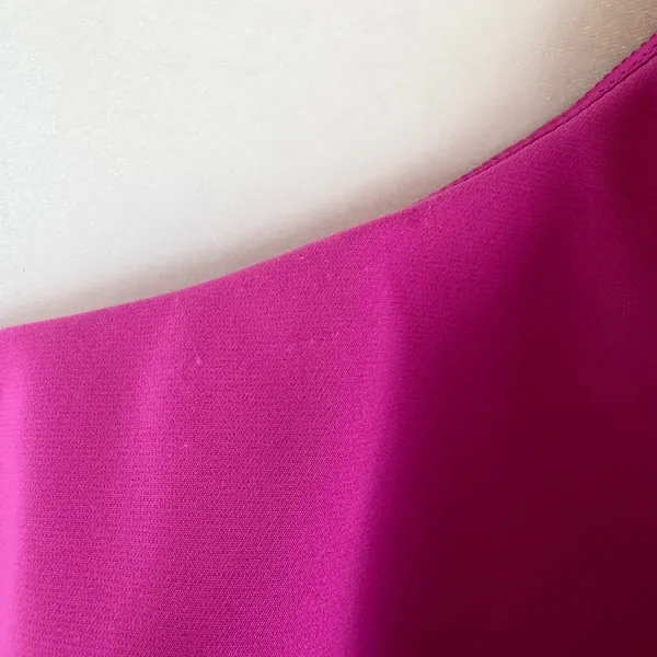 Vince Camuto One Shoulder Bow Pink Sheath Dress Size 6 Cocktail Wedding Evening - Image 7