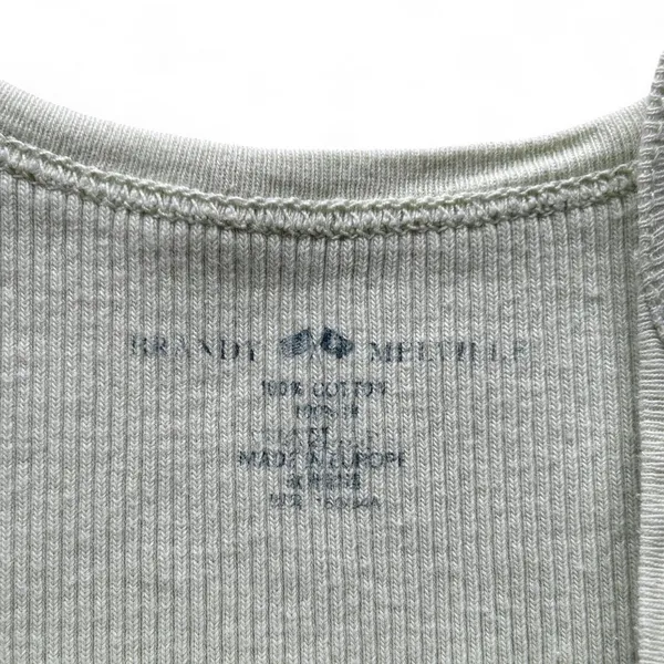brandy melville light green cropped tank top - Image 3